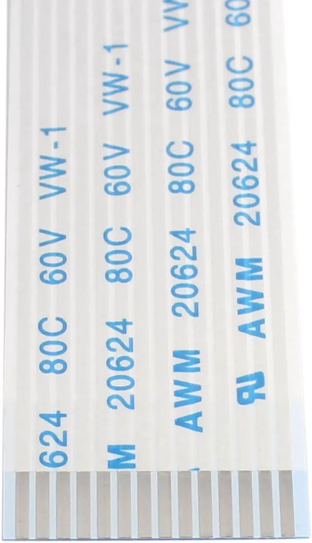 Alt view image 2 of 2 - 20Pcs 1.0mm Pitch 14 Pin AWM 20624 80C 60V VW-1 Flexible Flat Cable FFC 200mm