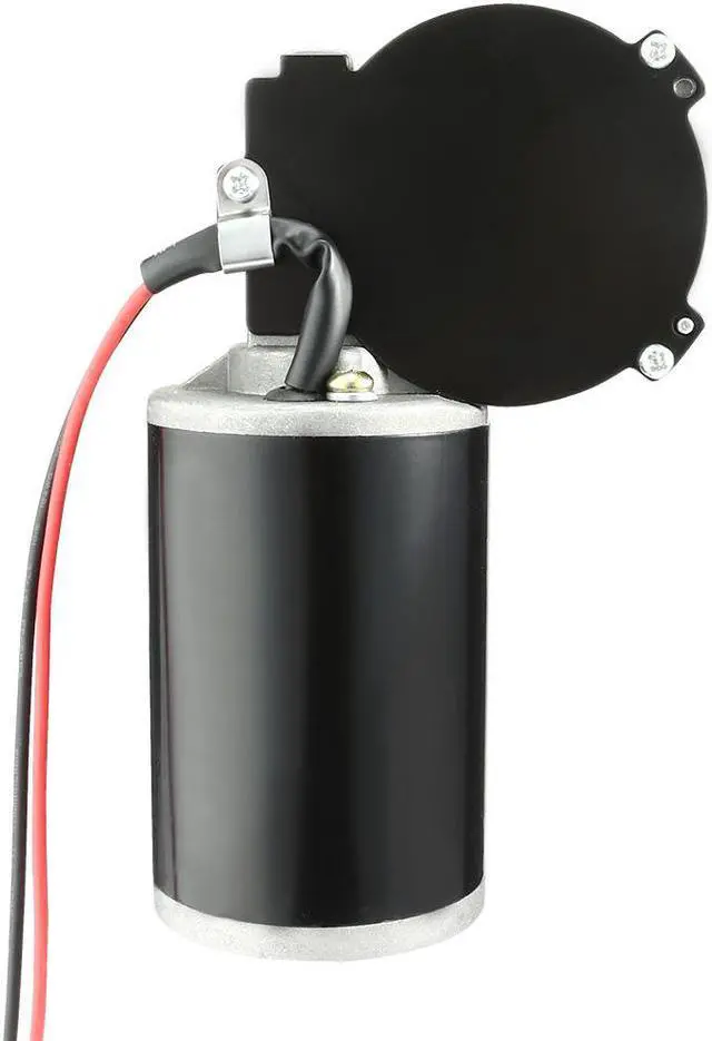 Alt view image 4 of 7 - DC110V 80W 160RPM Reversible Worm Gear Motor High Torque Speed Reducing Electric GearBox Motor-JCF63R