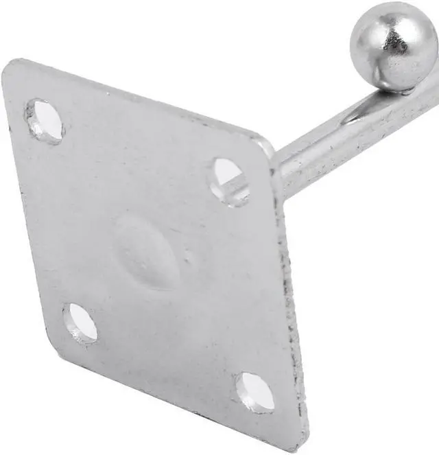 Alt view image 2 of 3 - Wall Mount Waved Waterfall Hanger Rack 5 Beads Garment Display Hook