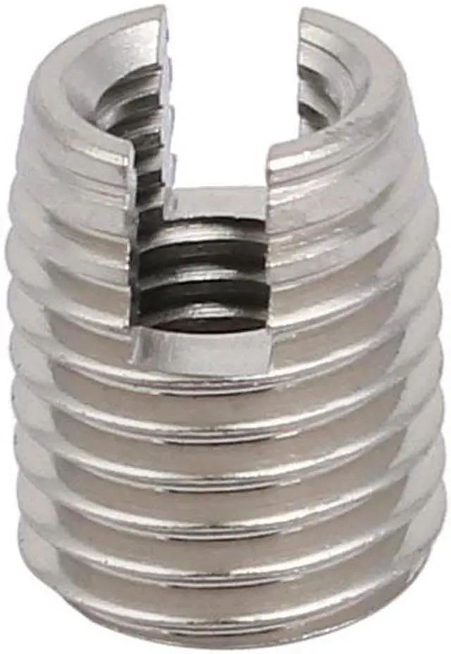 Alt view image 4 of 4 - M5x10mm 304 Stainless Steel Self Tapping Slotted Thread Insert 20pcs