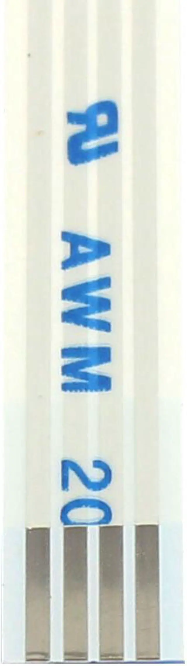 Alt view image 2 of 3 - 10Pcs 1.0mm Pitch 4 Pin AWM 20624 80C 60V VW-1 Flexible Flat Cable 200mm