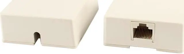 Main image of 2 Pcs RJ45 8P8C Female Cat5 Ethernet Network Cable Wire Connector Adapter