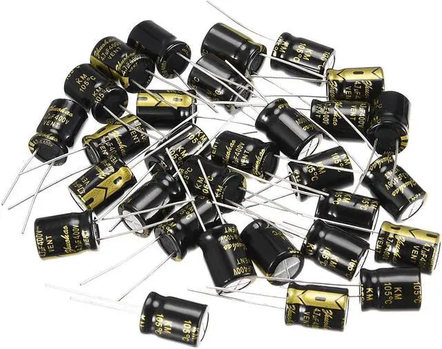 Main image of Aluminum Radial Electrolytic Capacitor4.7uF 400V 2000H 10 x 13 mm Black 30pcs
