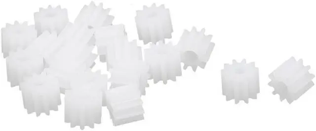 Main image of 20PCS 10 Teeth 2.5mm Hole Diameter Plastic Gear Wheel for RC Toy Car