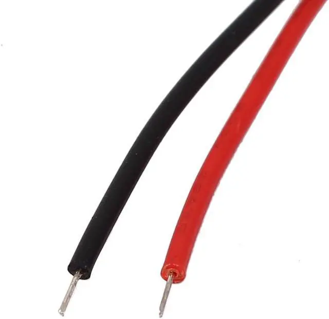 Alt view image 2 of 4 - 3 Pcs 9V Battery Clip Connector T Type Holder Buckle Double Lead Wire 15cm Long