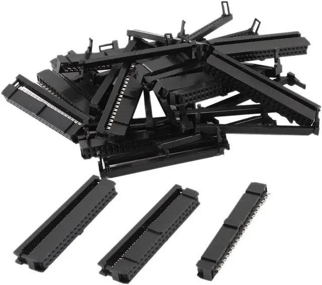 Main image of Unique Bargains 15 Pcs IDC FC-40P Connector Straight 40 Pin Female Header 2.54mm Pitch