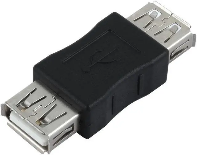 Main image of Dual Ports Female to Female USB 2.0 Plug Converter Adapter