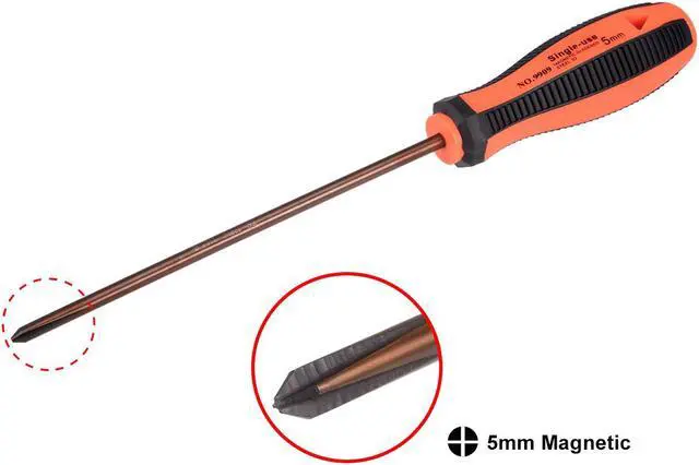 Alt view image 2 of 4 - #1(PH1) Phillips Screwdriver 6 Inch Round Shaft Magnetic