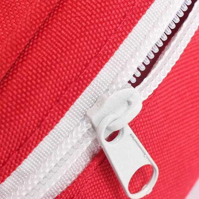 Alt view image 3 of 4 - Outdoor Travel Sport Camping Hiking Medic Emergency First Aid Empty Kit Storage Bag Red
