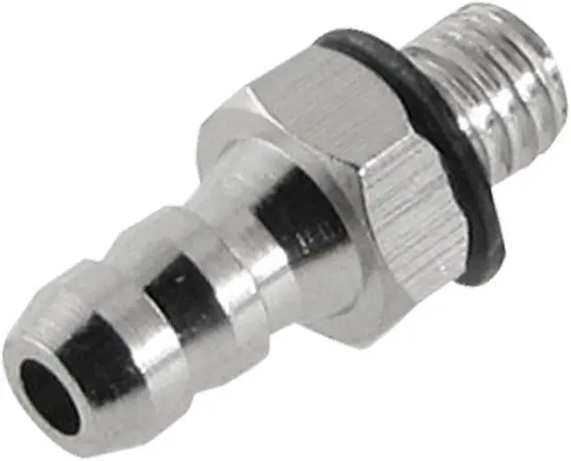 Main image of Unique Bargains 5 Pcs Straight Barb Fittings Connector M3 Thread for 3mm 3/25" Air Hose