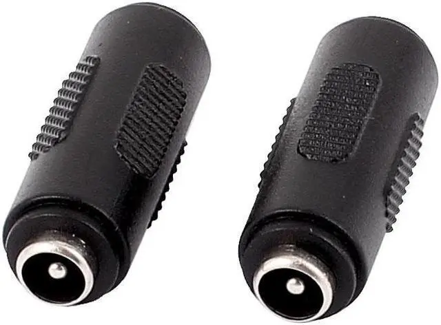 Main image of 2Pcs DC Power Female to Female Jack Adapter 2.1x5.5mm Connector For CCTV Camera