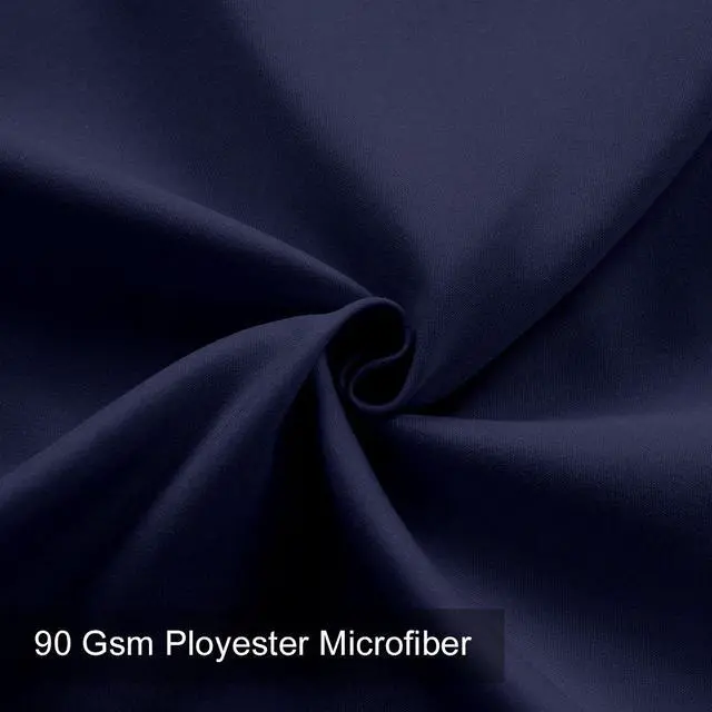 Alt view image 3 of 7 - Soft Microfiber Body Pillow Cover with Zipper Closure, Long Pillow Cases for Body Pillows, 20"x60", Navy