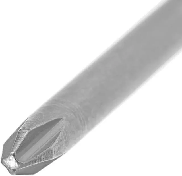 Alt view image 3 of 4 - 5Pcs 1/4-Inch Hex Shank 50mm Length Phillips 2.5PH1 Magnetic Screw Driver S2 Screwdriver Bits