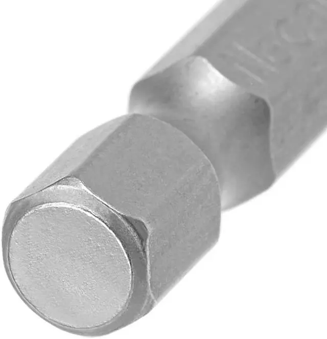 Alt view image 4 of 4 - 5Pcs 1/4-Inch Hex Shank 50mm Length Phillips 2.5PH1 Magnetic Screw Driver S2 Screwdriver Bits