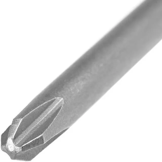 Alt view image 3 of 4 - 5Pcs 1/4-Inch Hex Shank 200mm Length Phillips 4.5PH2 Magnetic Screw Driver S2 Screwdriver Bits