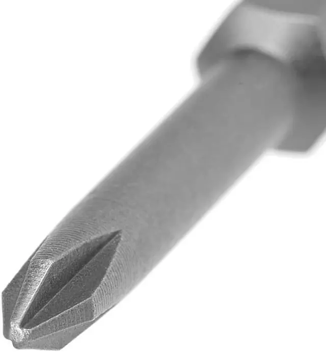 Alt view image 3 of 4 - 5Pcs 1/4-Inch Hex Shank 50mm Length Phillips 4PH1 Magnetic Screw Driver S2 Screwdriver Bits