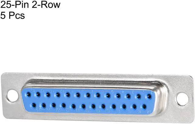 Alt view image 2 of 4 - D-sub Connector DB25 Female Socket 25-pin 2-row Port Terminal Breakout for Mechanical Equipment CNC Computers Pack of 5