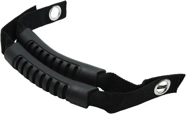 Main image of Car Rear Seat Grab Handle for Jeep Wrangler 2007-2018 - Black 2pcs