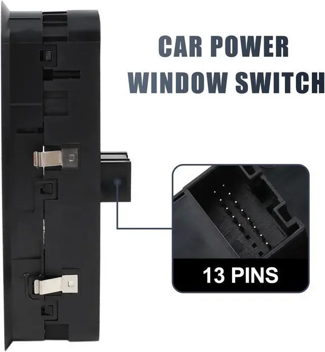 Alt view image 4 of 5 - Front Left Power Door Window Switch 7PP959858RDML for 2010-2014 Porsche Panamera