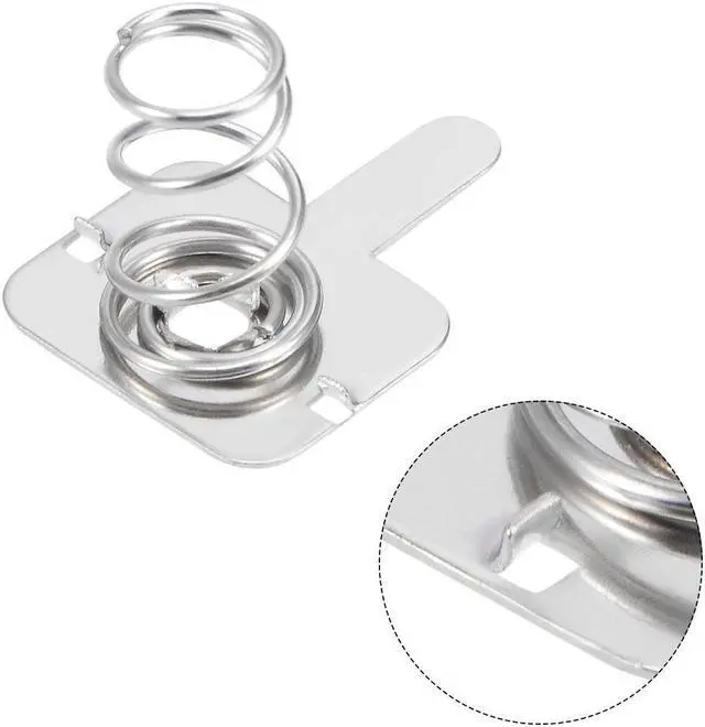 Alt view image 3 of 3 - 20 Pairs AA Battery Positive Negative Conversion Spring Contact Nickeling Plate 12mmx10mm