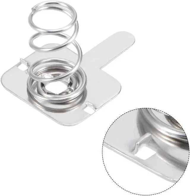Alt view image 3 of 3 - 50 Pairs AA Battery Positive Negative Conversion Spring Contact Nickeling Plate 12mmx10mm