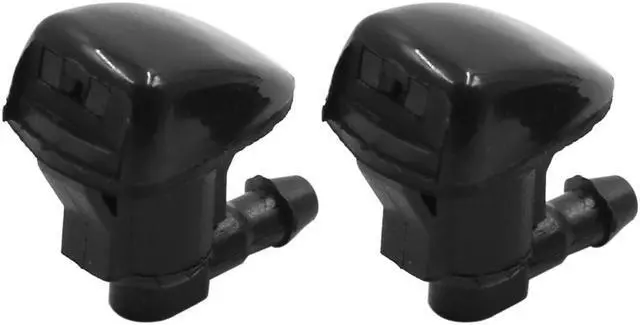 Main image of 2pcs Black Plastic Front Windshield Wiper Washer Nozzles 85381-AE020 for Toyota HiLux