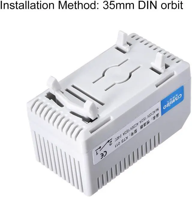 Alt view image 5 of 6 - Mechanical Thermostat, KTS011 0-60 Adjustable Compact Normally Open(N.O) Temperature Controller Switch