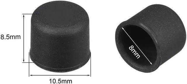 Alt view image 2 of 4 - Silicone RCA Port Anti-Dust Stopper Cap Cover Black 20pcs