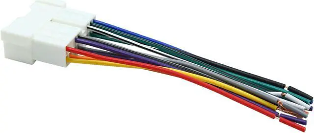 Alt view image 3 of 3 - DC 12V 16 Pin Car Female DVD Radio Wire Harness Adapter Connector for Hyundai