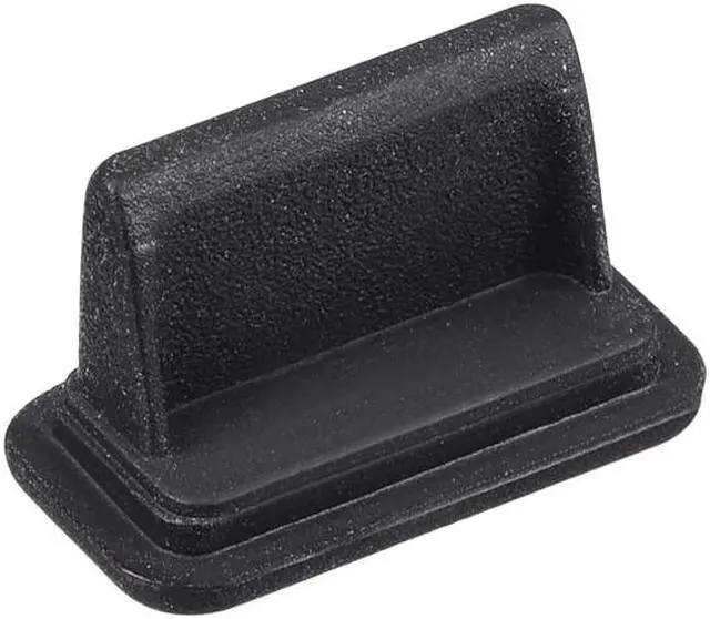 Alt view image 4 of 4 - Silicone A3 USB Anti-Dust Stopper Cap Cover Black 20pcs