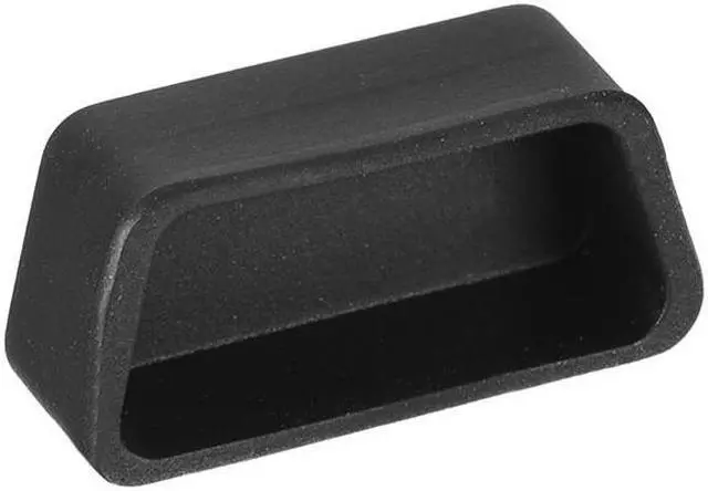 Alt view image 4 of 4 - Silicone VGA Port Anti-Dust Stopper Cap Cover for DB9, RS232, Black 10pcs