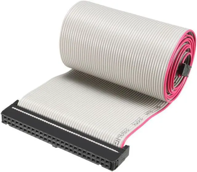 Main image of IDC 50 Pins Wire Flat Gray Ribbon Cable 66cm 2.54mm Pitch 1pcs