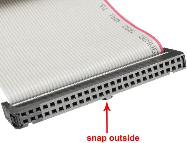 Alt view image 4 of 4 - IDC 50 Pins Wire Flat Gray Ribbon Cable 66cm 2.54mm Pitch 1pcs