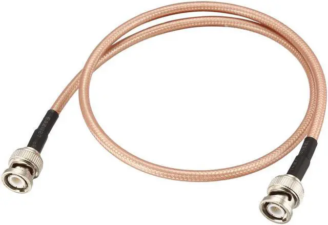 Main image of BNC Male to BNC Male Coax Cable RG400 Low Loss RF Coaxial Cable 50 ohm 0.6M/2Ft