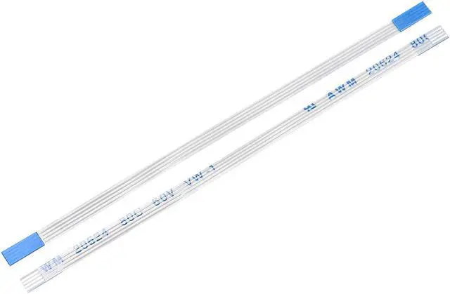 Main image of Flexible Flat Cable, 4 Pins 0.5mm Pitch 76mm FPC FFC Flexible Ribbon Cable for LCD TV Car Audio DVD Player Laptop 10Pcs (A Type)