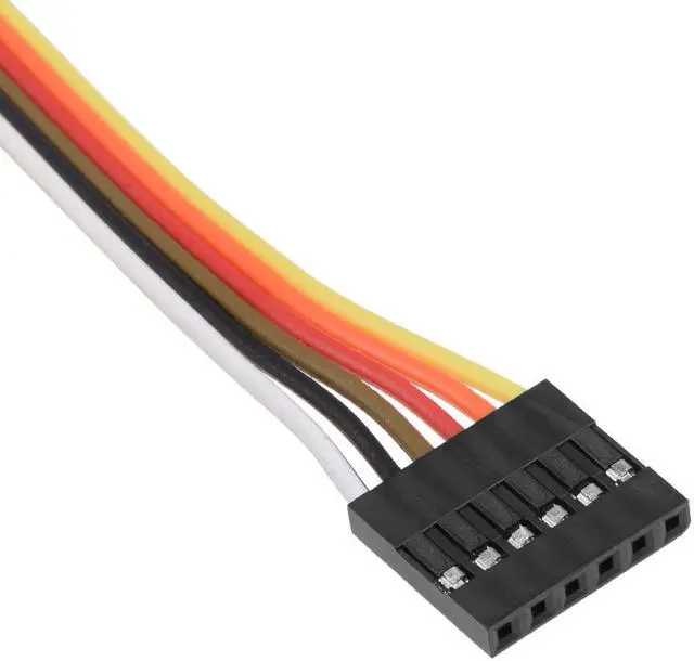 Alt view image 3 of 4 - Breadboard Jumper Wires 6-Pin 50cm Female to Tined Tip Cable for Arduino