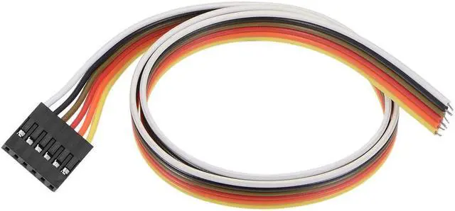 Main image of Breadboard Jumper Wires 6-Pin 50cm Female to Tined Tip Cable for Arduino