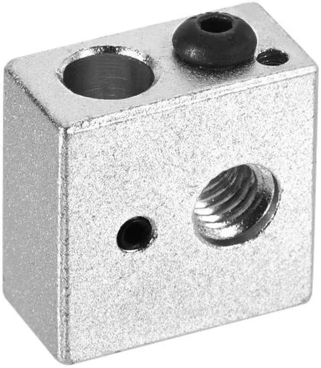 Alt view image 3 of 4 - Aluminum Heater Block, Specialized for MK7 MK8 M6 1.75mm Filament 5pcs