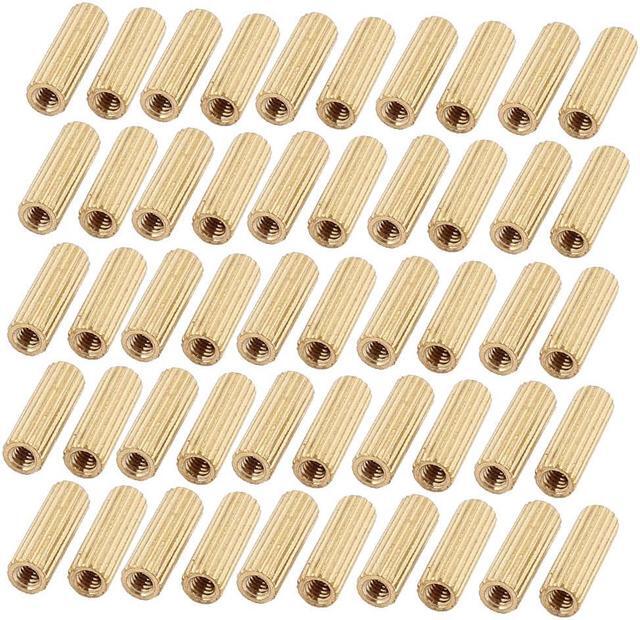 Main image of 50Pcs M2 Female Thread Insulated Brass Standoff Hexagonal Spacer 10mm Long