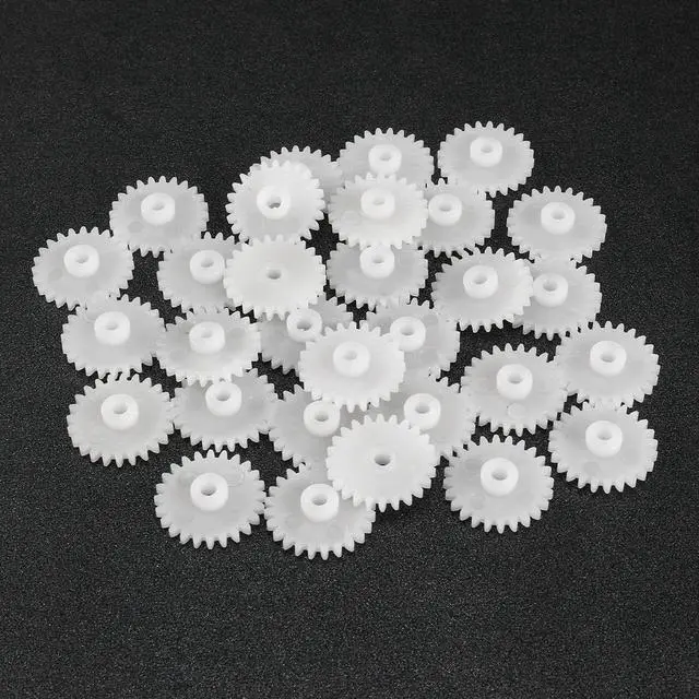 Alt view image 4 of 4 - 30Pcs 242A Plastic Gear Accessories with 24 Teeth for DIY Car Robot Motor