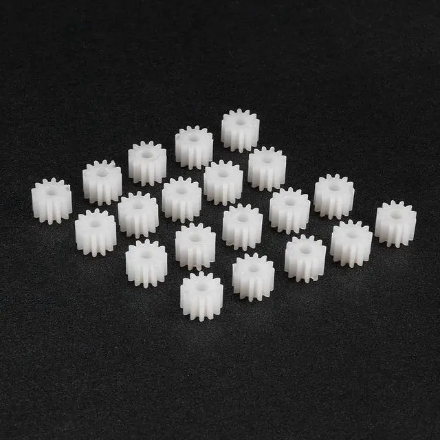 Alt view image 3 of 3 - 20Pcs 122.5A Plastic Gear Accessories with 12 Teeth for DIY Car Robot Motor