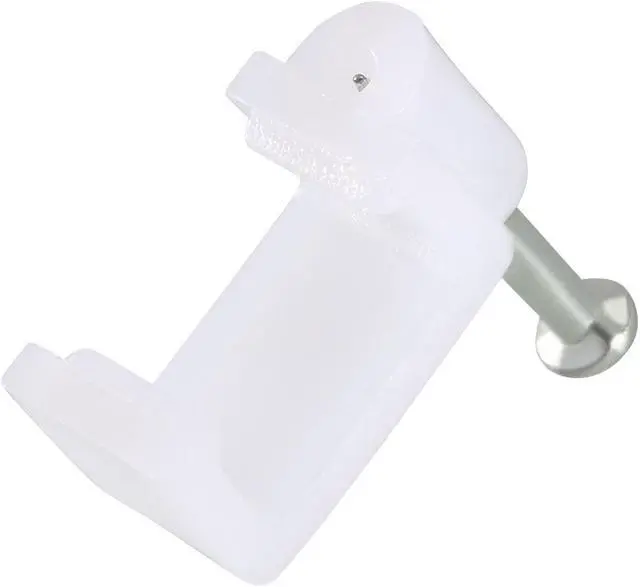 Alt view image 3 of 3 - 200pcs Flat Cable Clip Nail Coaxial Tacks Wire Clips 12mm White