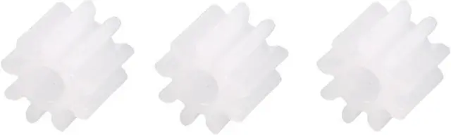 Alt view image 3 of 3 - 50Pcs 092A Plastic Gear Accessories with 9 Teeth for DIY Car Robot Motor
