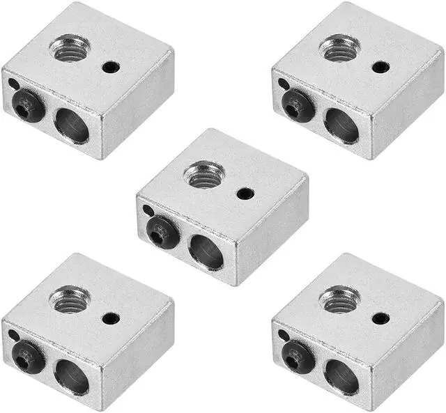 Main image of Aluminum Heater Block, Specialized for MK7 MK8 M6 1.75mm Filament 5pcs