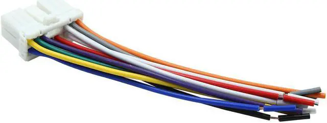 Alt view image 2 of 3 - DC 12V 14 Pin Car Male DVD Radio Wire Harness Adapter Cable Connector for Subaru