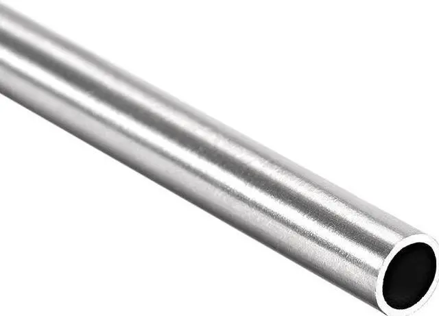 Alt view image 3 of 3 - 304 Stainless Steel Round Tubing 6mm OD 0.6mm Wall Thickness 250mm Length Seamless Straight Pipe Tube 2 Pcs