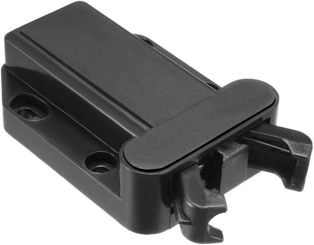 Alt view image 7 of 7 - Push Open Latch Lock Touch Catch for Bedroom Cabinet Cupboard Drawer Black 2Pcs
