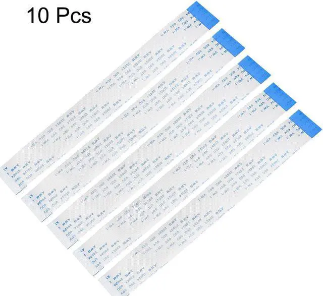 Alt view image 2 of 4 - Flexible Flat Cable, 40 Pins 0.5mm Pitch 150mm FPC FFC Flexible Ribbon Cable for LCD TV Car Audio DVD Player Laptop 10Pcs (B Type)