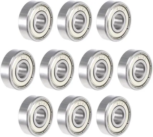 Main image of 608ZZ Deep Groove Ball Bearing 8x22x7mm Double Shielded ABEC-3 Bearings 10-Pack