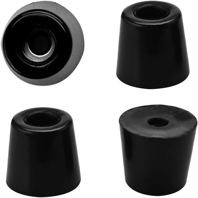 Alt view image 3 of 7 - 4pcs Rubber Feet Bumpers Buffer Feet Furniture Table Cabinet Leg Pads Anti-slip with Metal Washer D14x19xH17mm